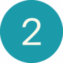 A stylised graphic of a number 2