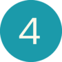 A stylised graphic of a number 4